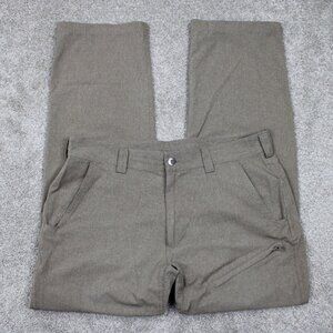 Duluth Trading Pants Mens 36x32 Beige Duluthflex Breezeshooter Polyester